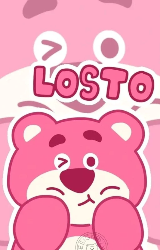 Wallpaper gấu dâu cười vui vẻ cho điện thoại