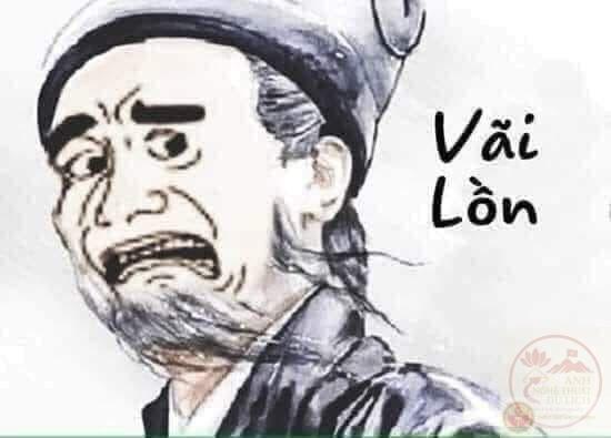 Một loạt hình Gia Cát Lượng thường được dùng như phản ứng vui nhộn trong chat