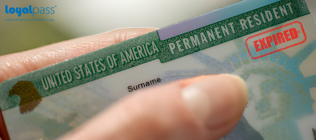 Thẻ xanh hết hạn phải xin cấp lại khi ở trong Hoa Kỳ