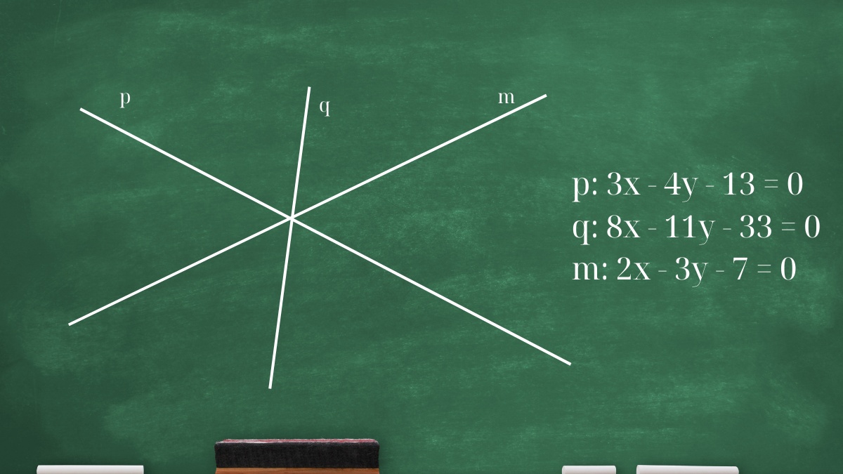 Bài tập ví dụ về dạng toán chứng minh đường thẳng đồng quy theo định thức