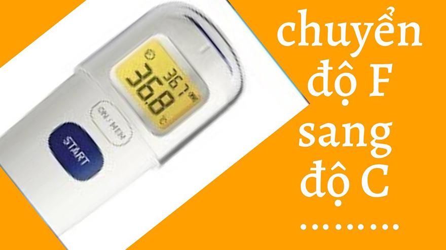 Công thức tính độ F sang độ C