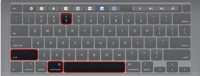 Tổ hợp phím Shift + Command (⌘) + 4 + Space để chụp cửa sổ hoạt động