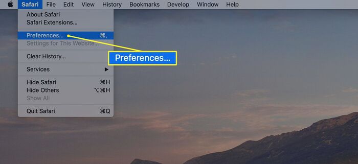Bật hiển thị menu Phát triển trong thanh menu 