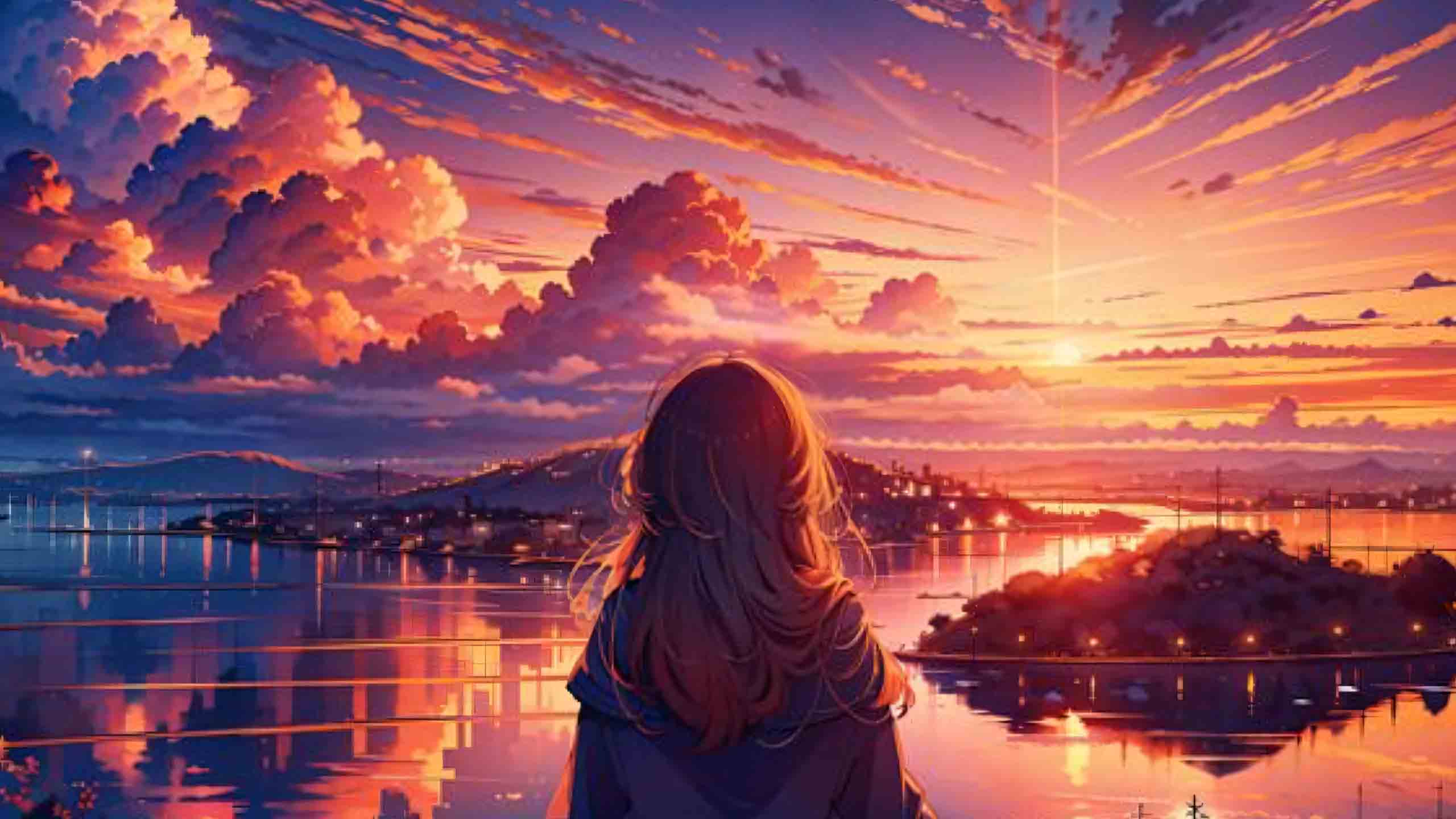 phong canh anh hoang hon buon anime 2560px 1440px 2k 3