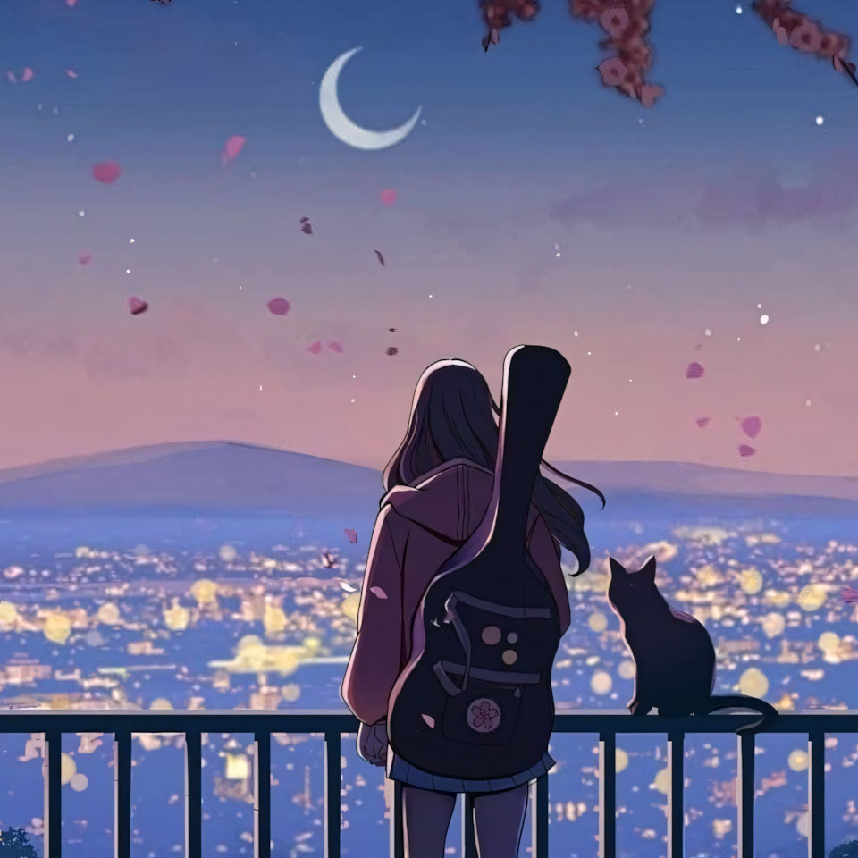 avatar phong canh anime buon 960px 960px avatar 7