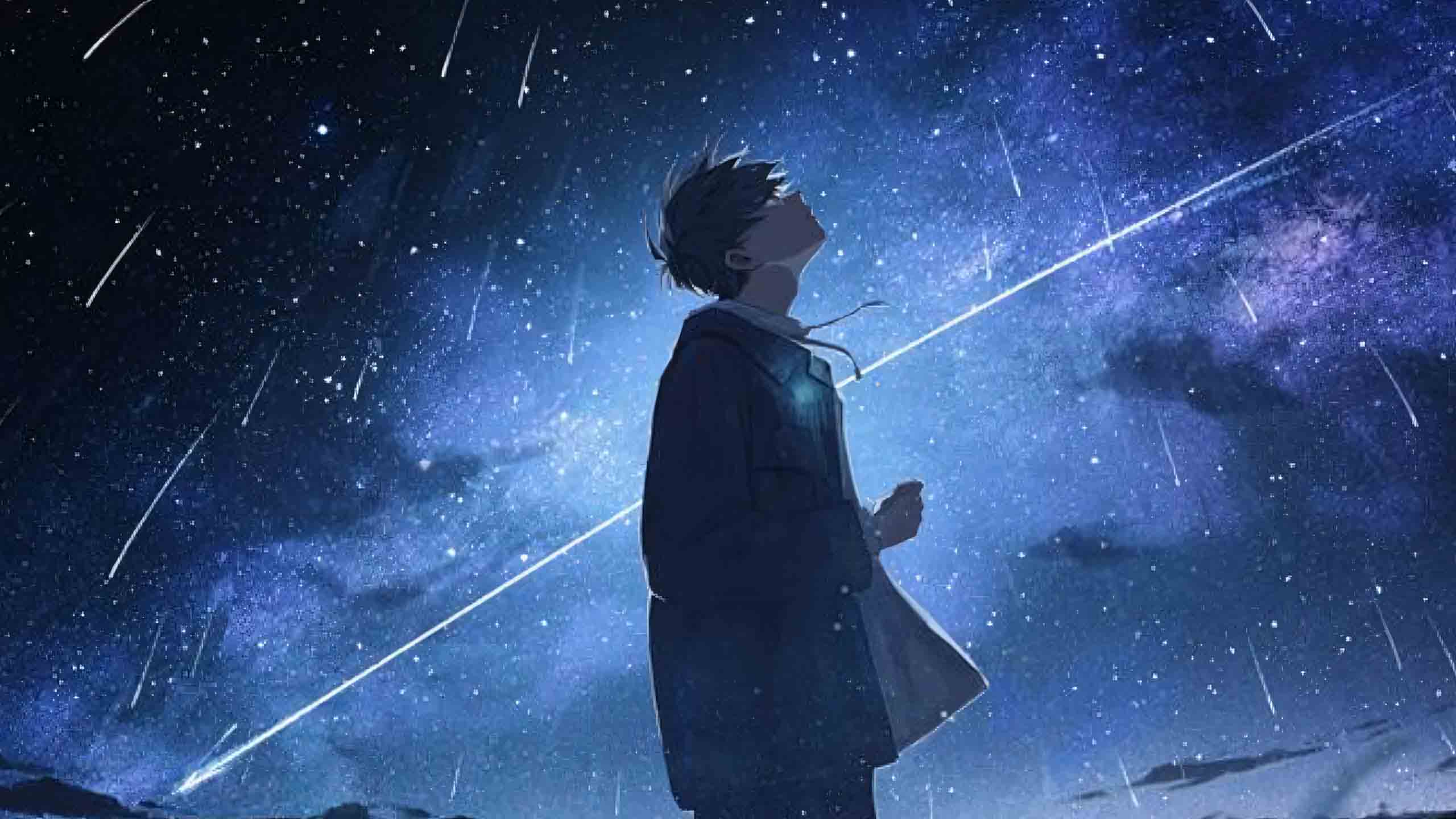 bau troi dem anh phong canh anime buon 2560px 1440px 2k 6