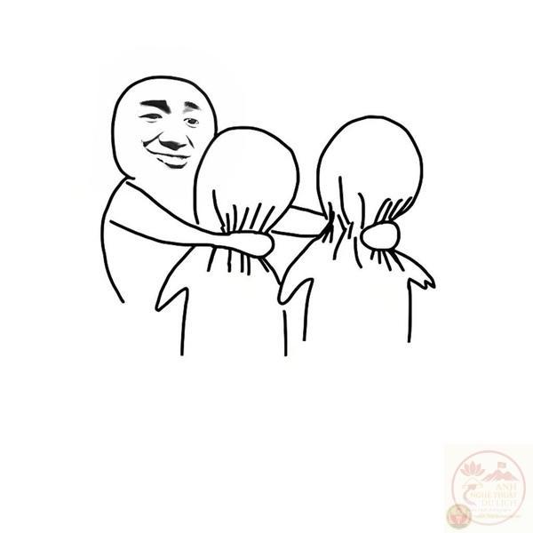 hình bóp cổ lè lưỡi cực buồn cười