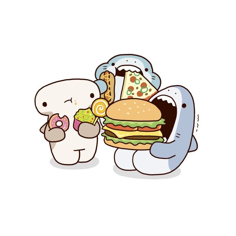 hình cá mập cute