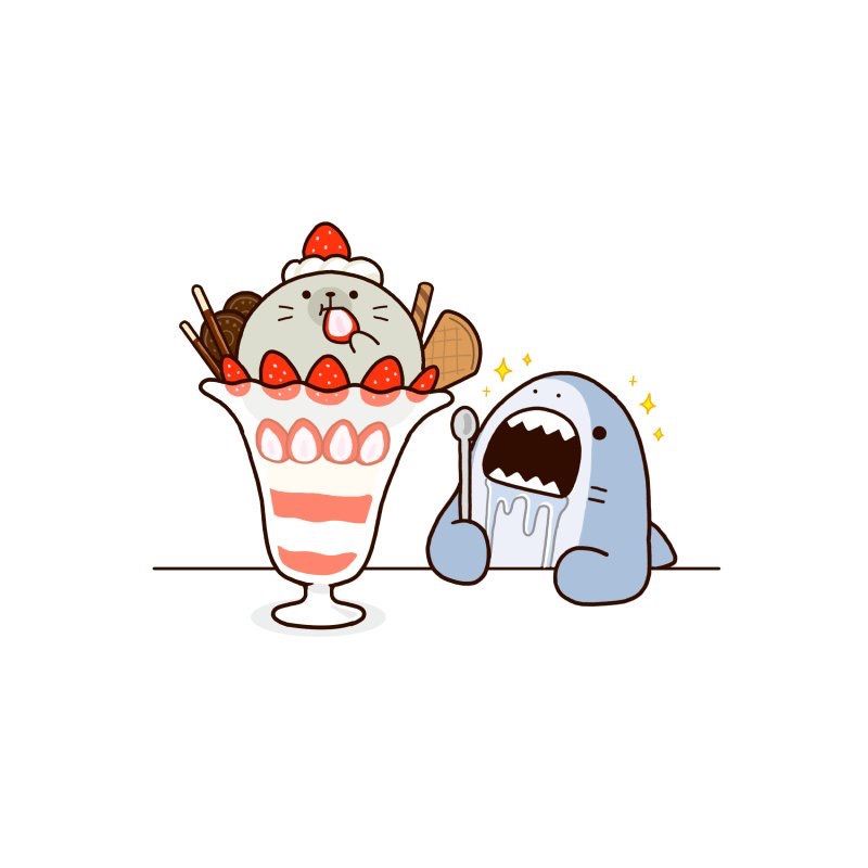 hình nền cá mập cute iphone 11