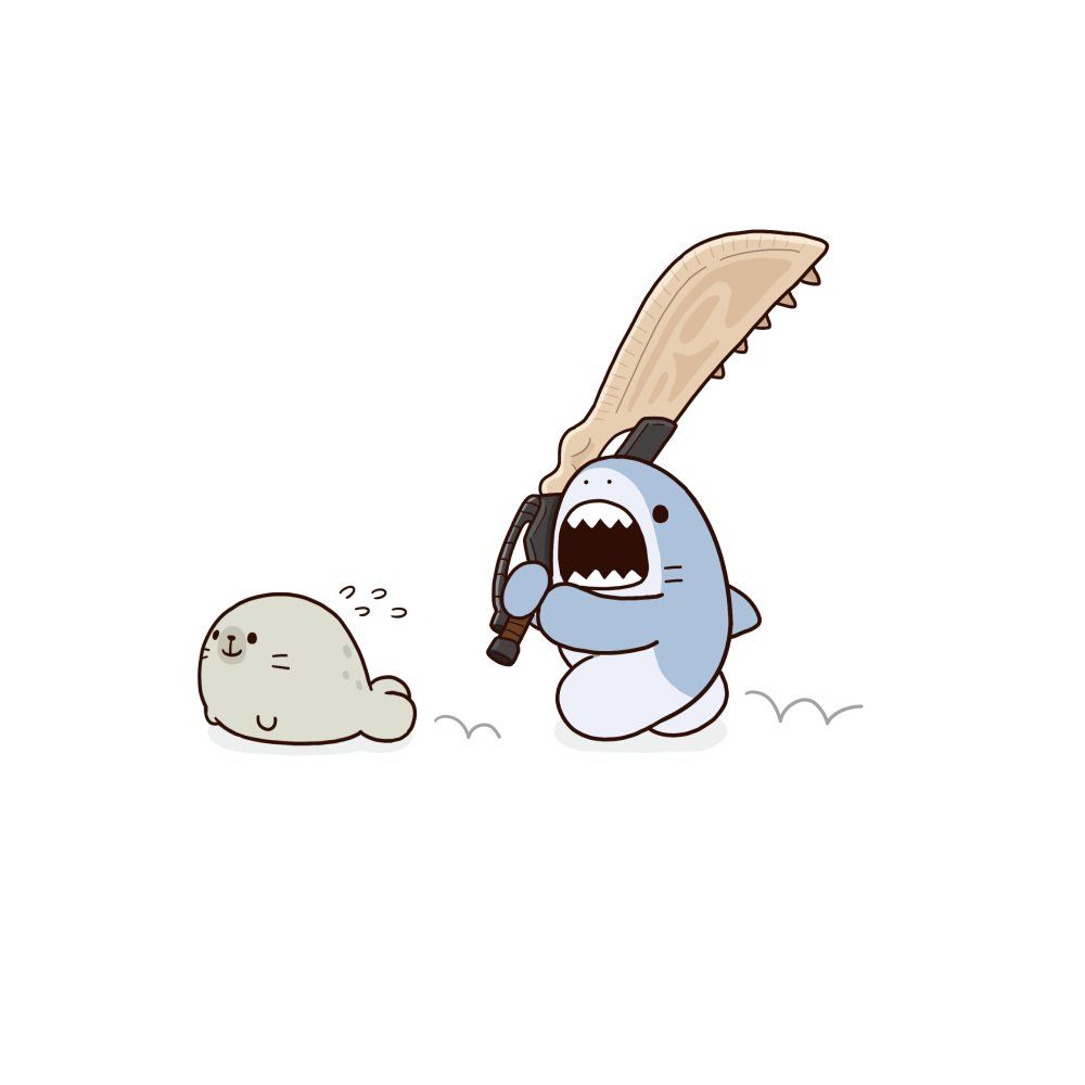 hình nền cá mập cute cho điện thoại