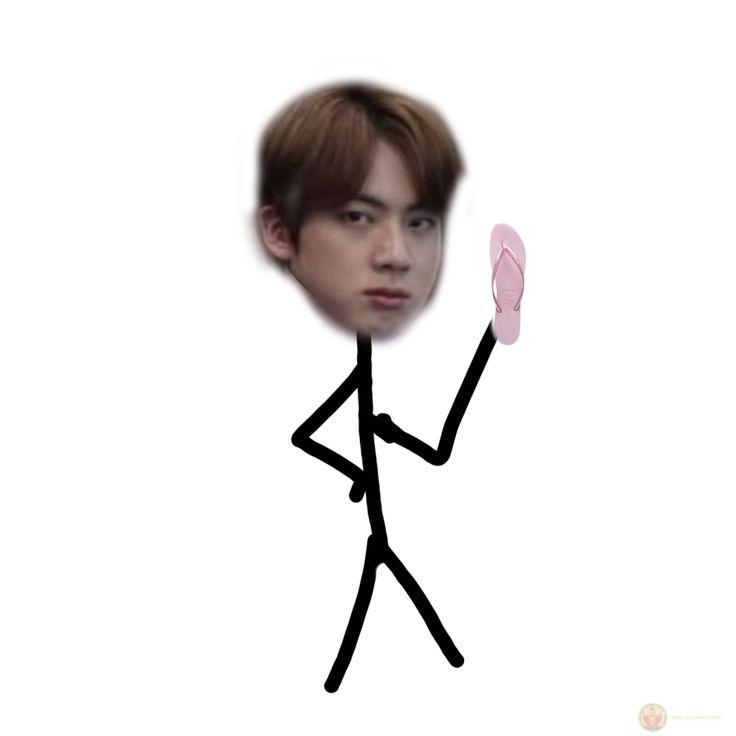 Cầm dép mà như đang bật chế độ nghiêm túc