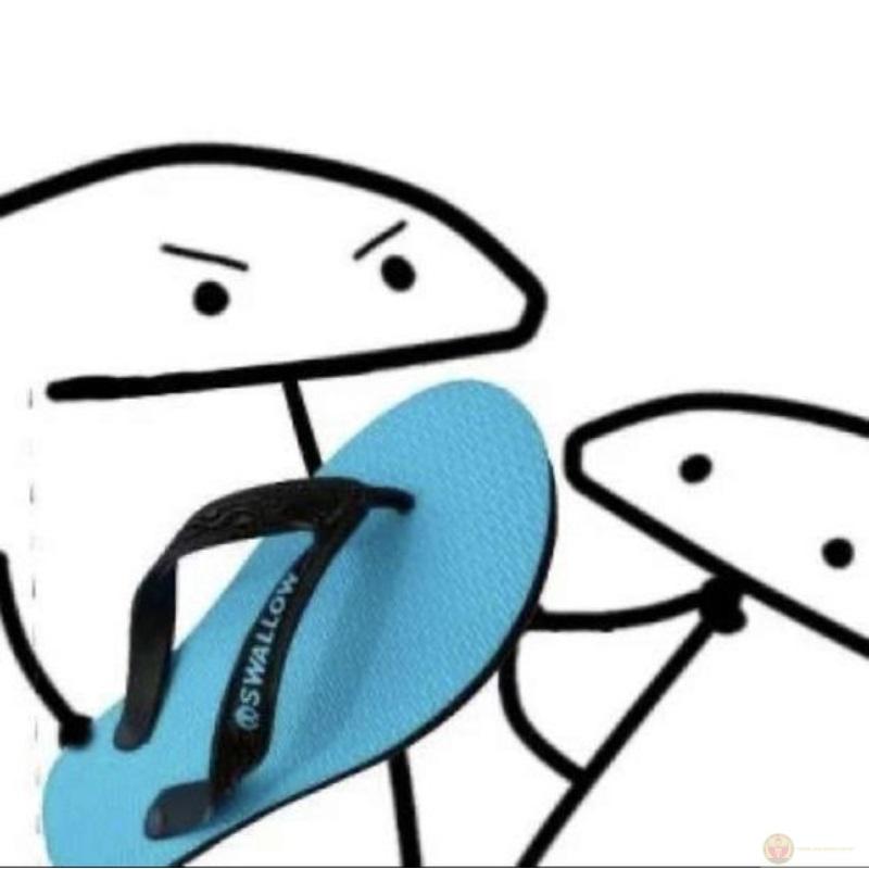 Meme cầm dép ném