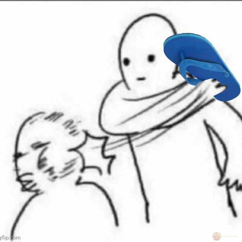 Ảnh chế ném dép vào mặt