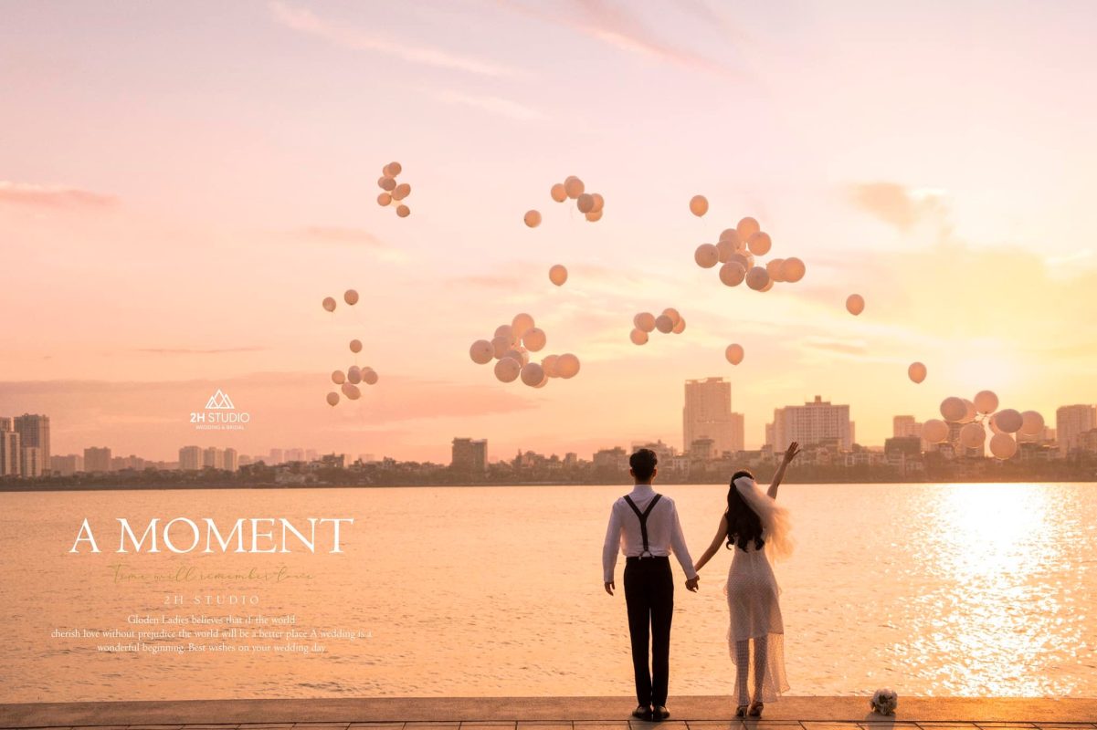 20+ Concept ảnh cưới chụp sau lưng đầy cảm xúc