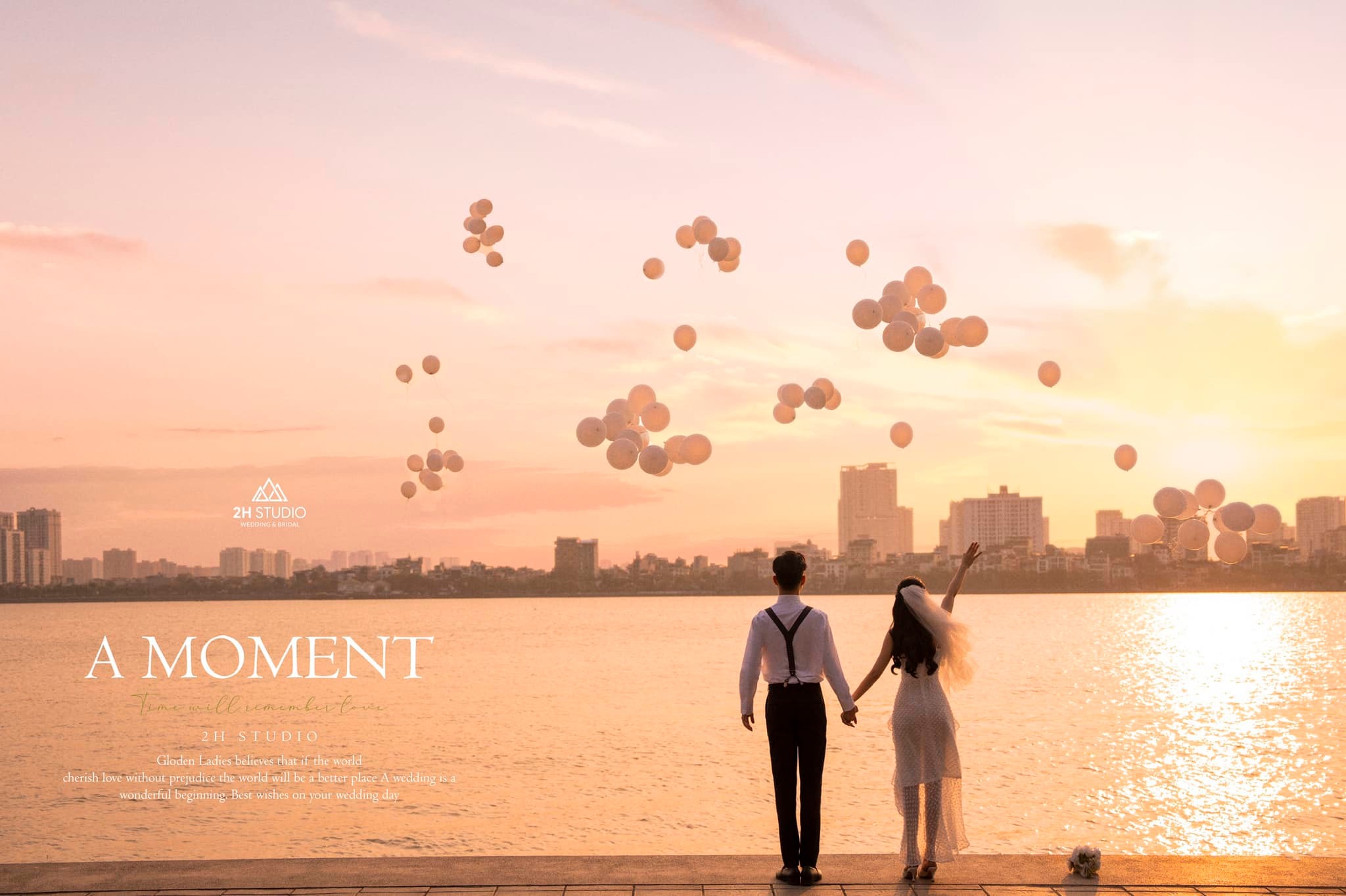 ảnh cưới chụp sau lưng