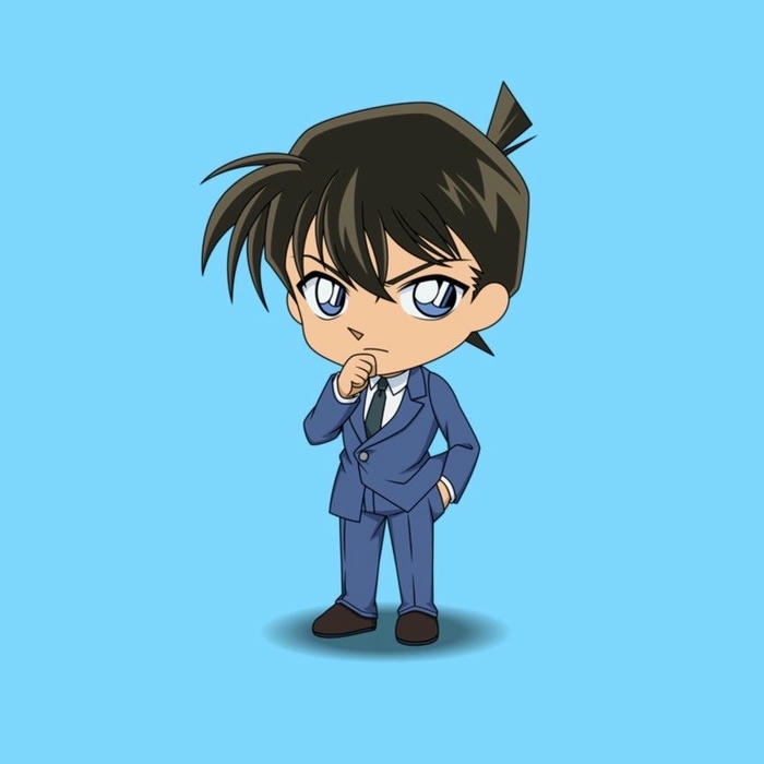 ảnh conan chibi cực đáng yêu