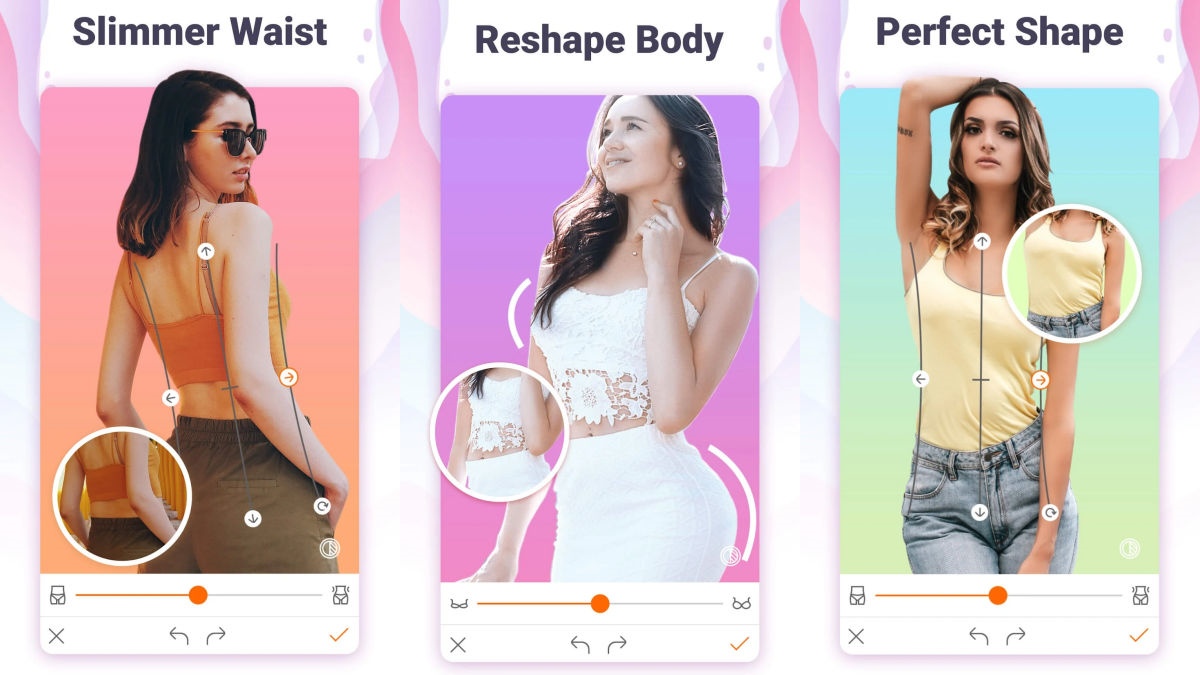 Hotune - app chỉnh dáng, bóp eo