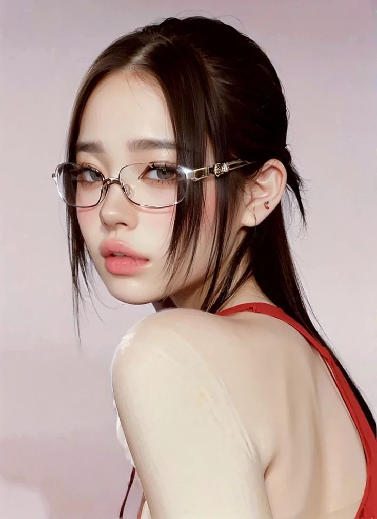 Vẻ đẹp trẻ trung trong ảnh gái xinh đeo kính cute khiến ai cũng yêu thích