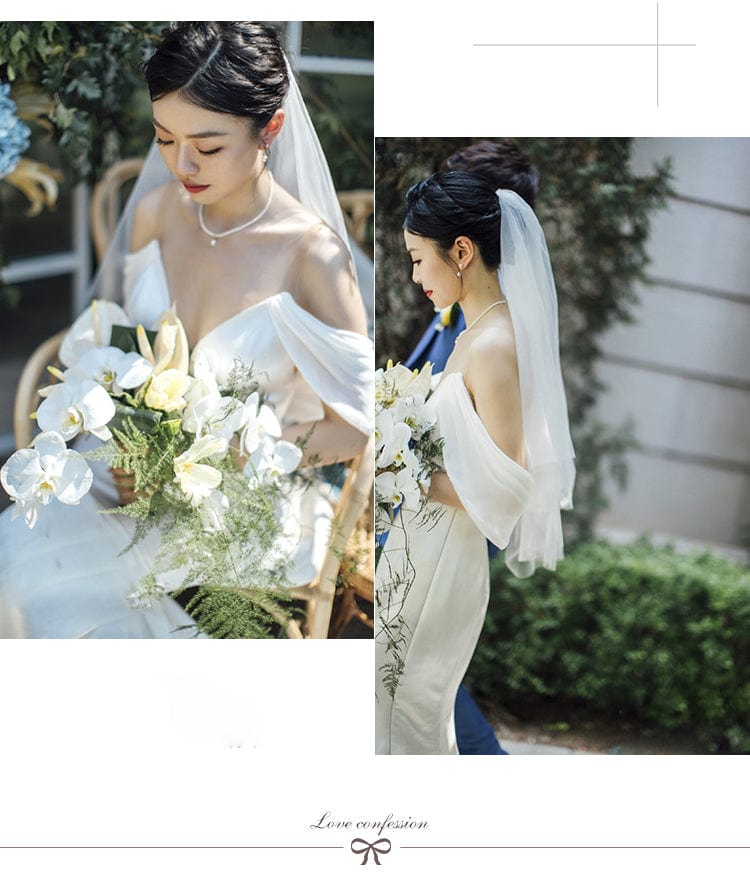 hình ảnh cô dâu mặc váy cưới