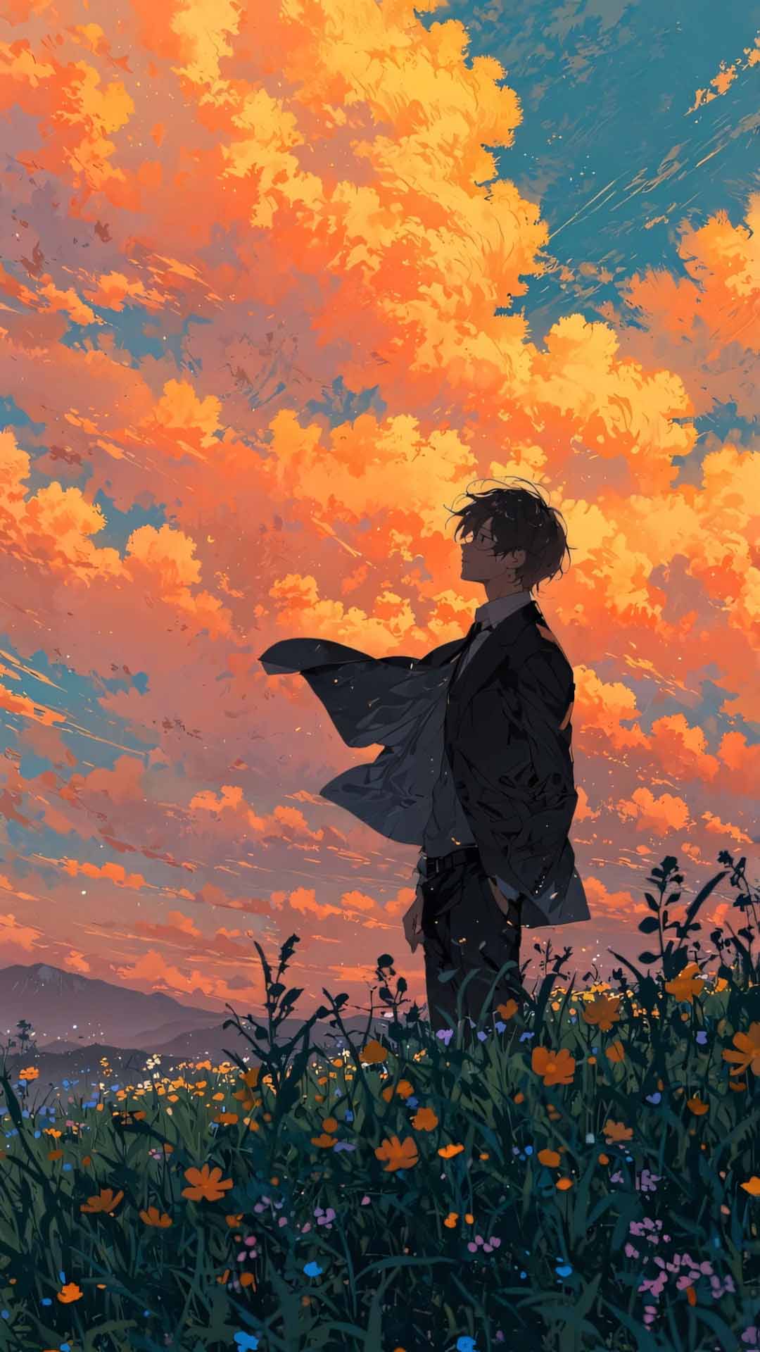 chang trai cam sach dung giua dong hoa tam tu phieu du 1920px 1080px full hd