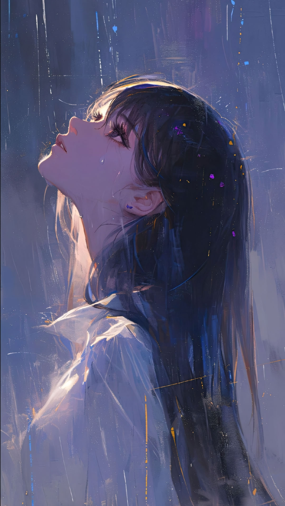 co gai ngang dau mua roi long triu nang 1920px 1080px full hd