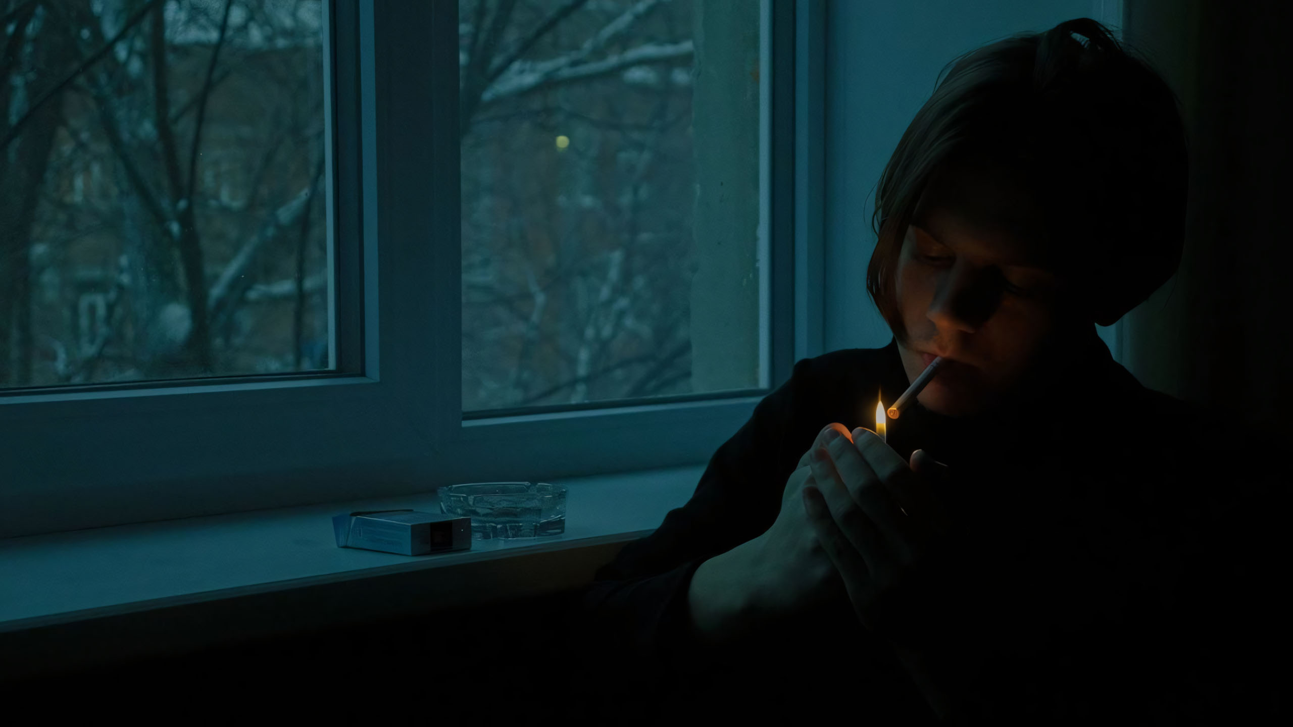 chang trai canh cua kinh cham thuoc mat duom buon 2560px 1440px 2k