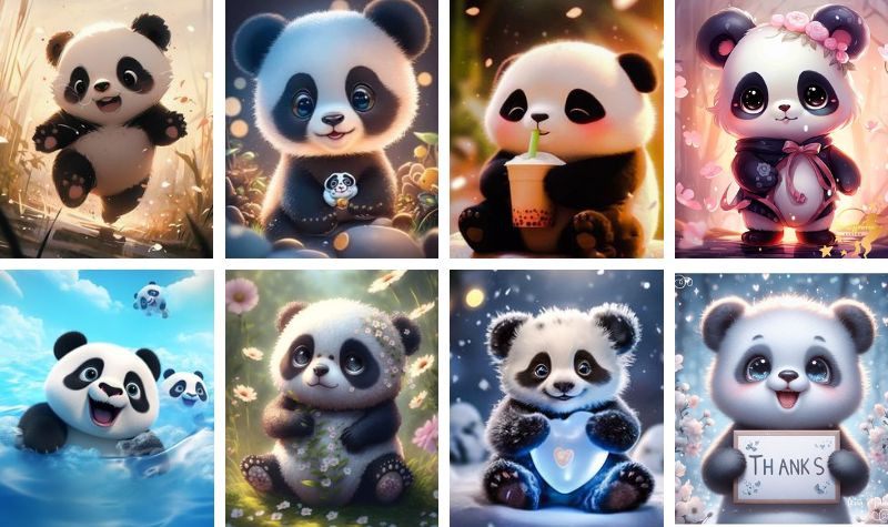 hình nền gấu trúc