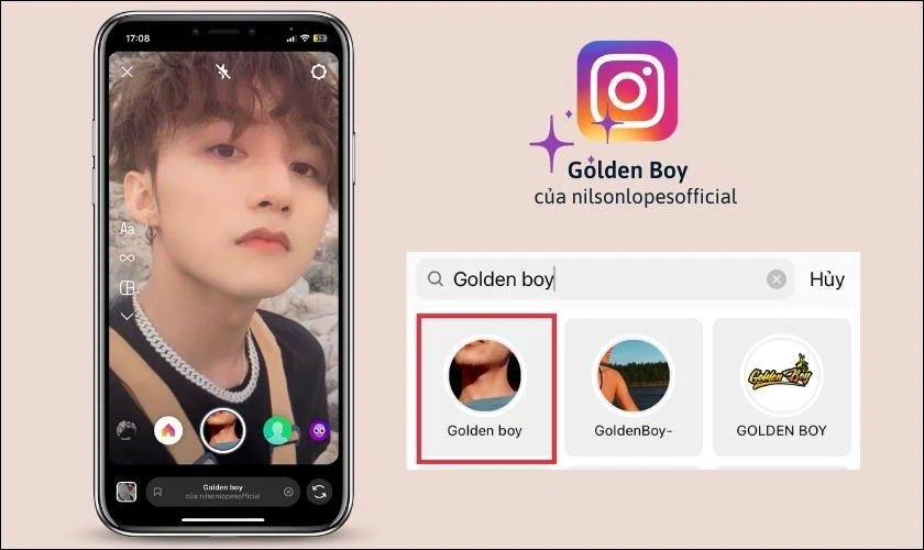 bộ lọc golden boy cho nam