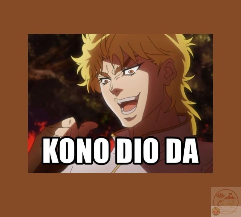 Meme Kono Dio Da nổi tiếng toàn cầu