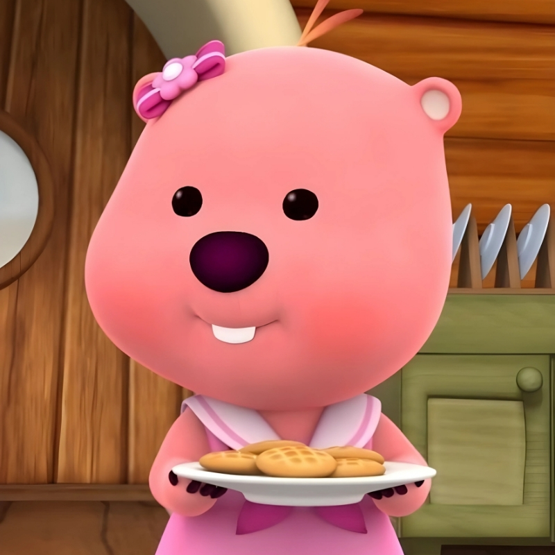 hình ảnh loopy meme siêu cute