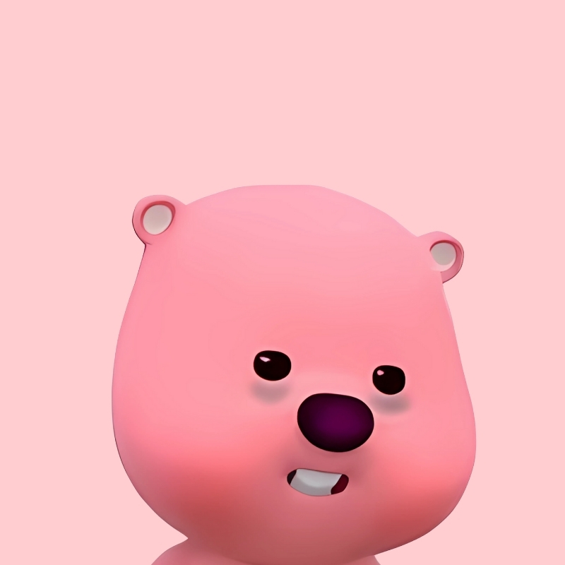 loopy meme mắt thâm dễ thương