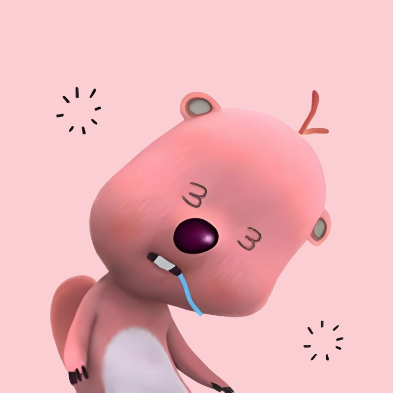 hình ảnh loopy meme mắt thâm cute