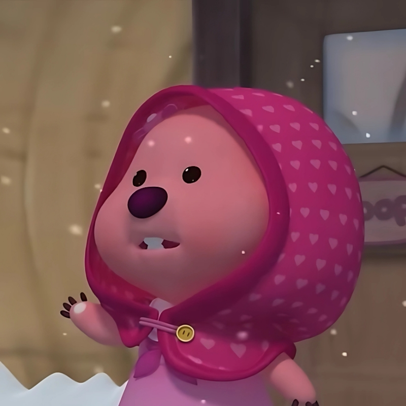 hình ảnh loopy meme mắt thâm vintage