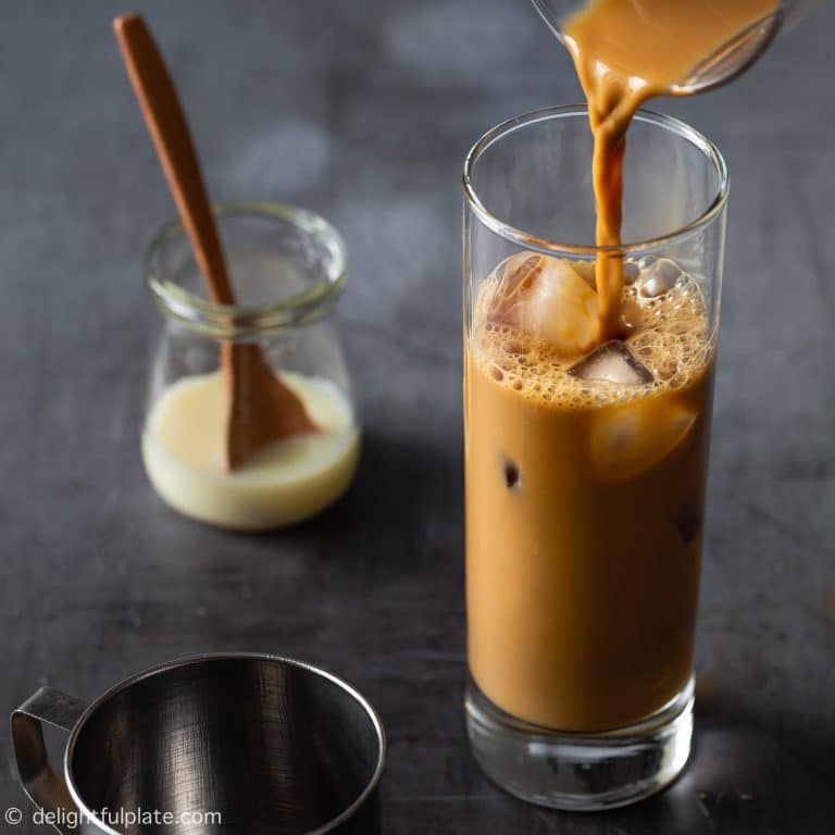 Hình ảnh ly cà phê sữa đá