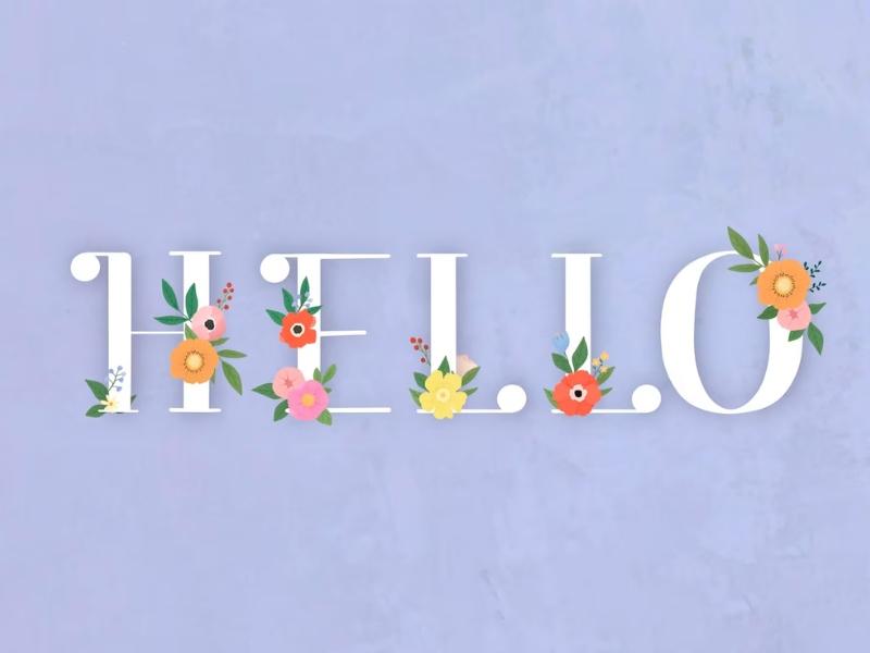 Mở đầu powerpoint bằng hình ảnh thân thiện