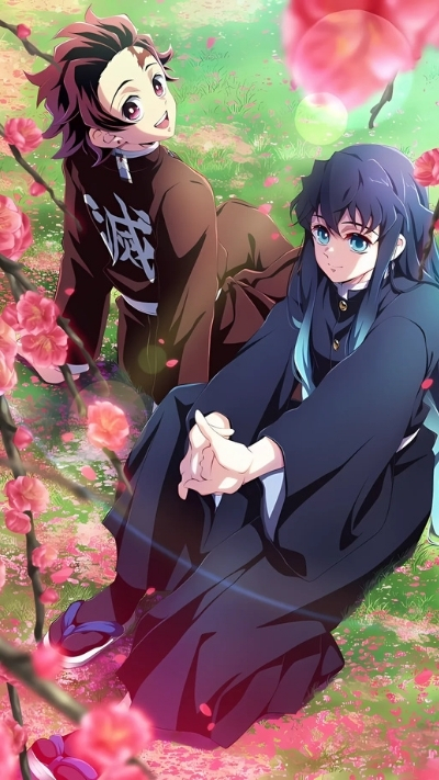 Ảnh Muichirou và Tanjiro dễ thương