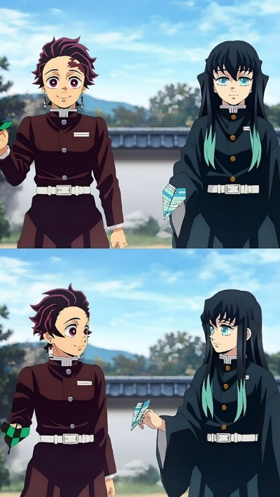 Hình nền Muichirou và Tanjiro ngầu