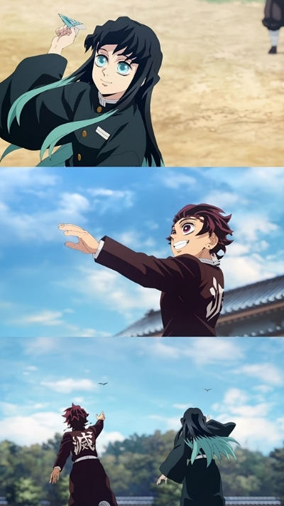 Ảnh Muichirou và Tanjiro đẹp sắc nét