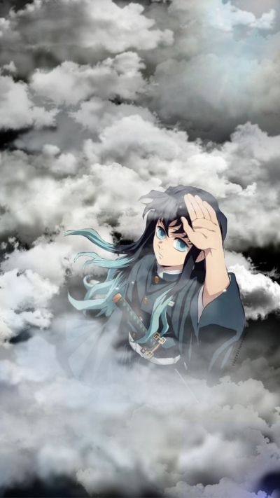 Nền Muichirou nghệ thuật ngầu lạ