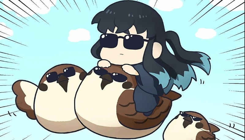 Nền Muichirou vô tri đẹp cho desktop