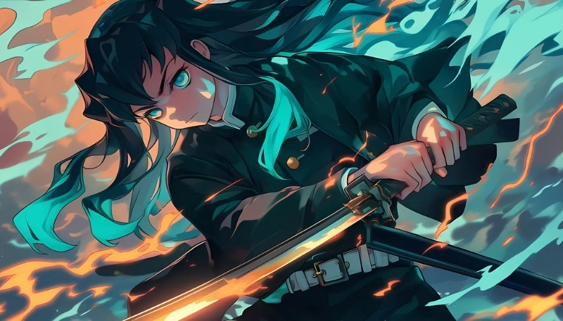 Ảnh Muichirou ngầu cực chất desktop