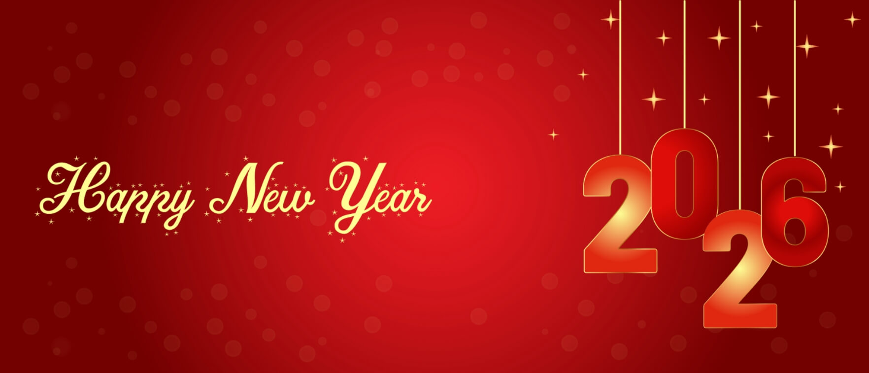 Banner Happy New Year 2026 Bính Ngọ