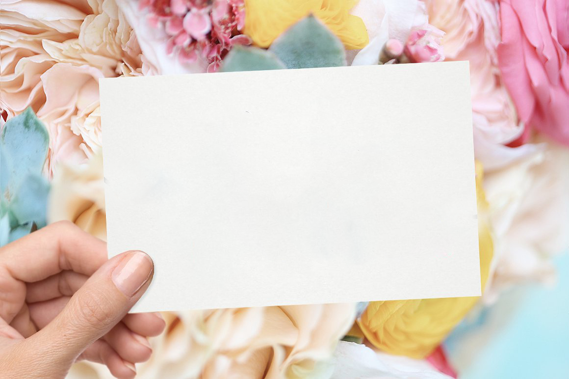 Hình nền PowerPoint bưu thiếp và hoa