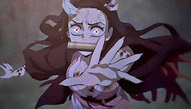 Wallpaper nezuko chiến đấu bá đạo đẹp mắt cho PC