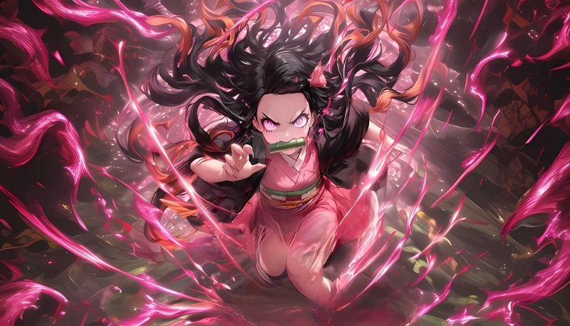 Wallpaper nezuko cực ngầu sắc nét cho PC