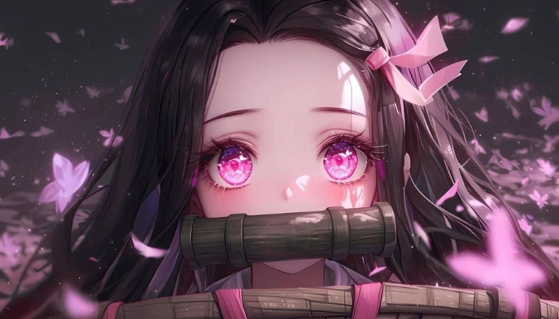 Ảnh nền nezuko đẹp nhất rực rỡ cho máy tính