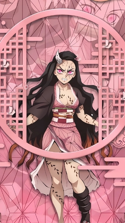 Ảnh nền nezuko hóa quỷ bá đạo cho máy