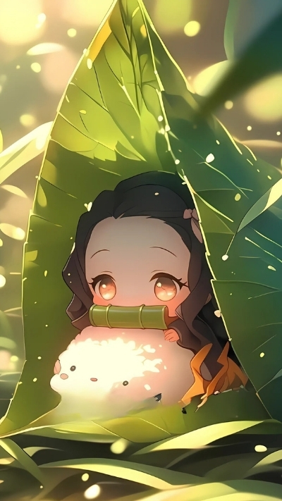 Wallpaper nezuko chi bi đáng yêu cho điện thoại