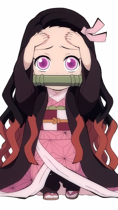 Background nezuko chi bi lung linh cho mobile