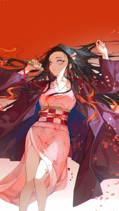 Ảnh nền nezuko cực ngầu đẹp 4K cho smartphone